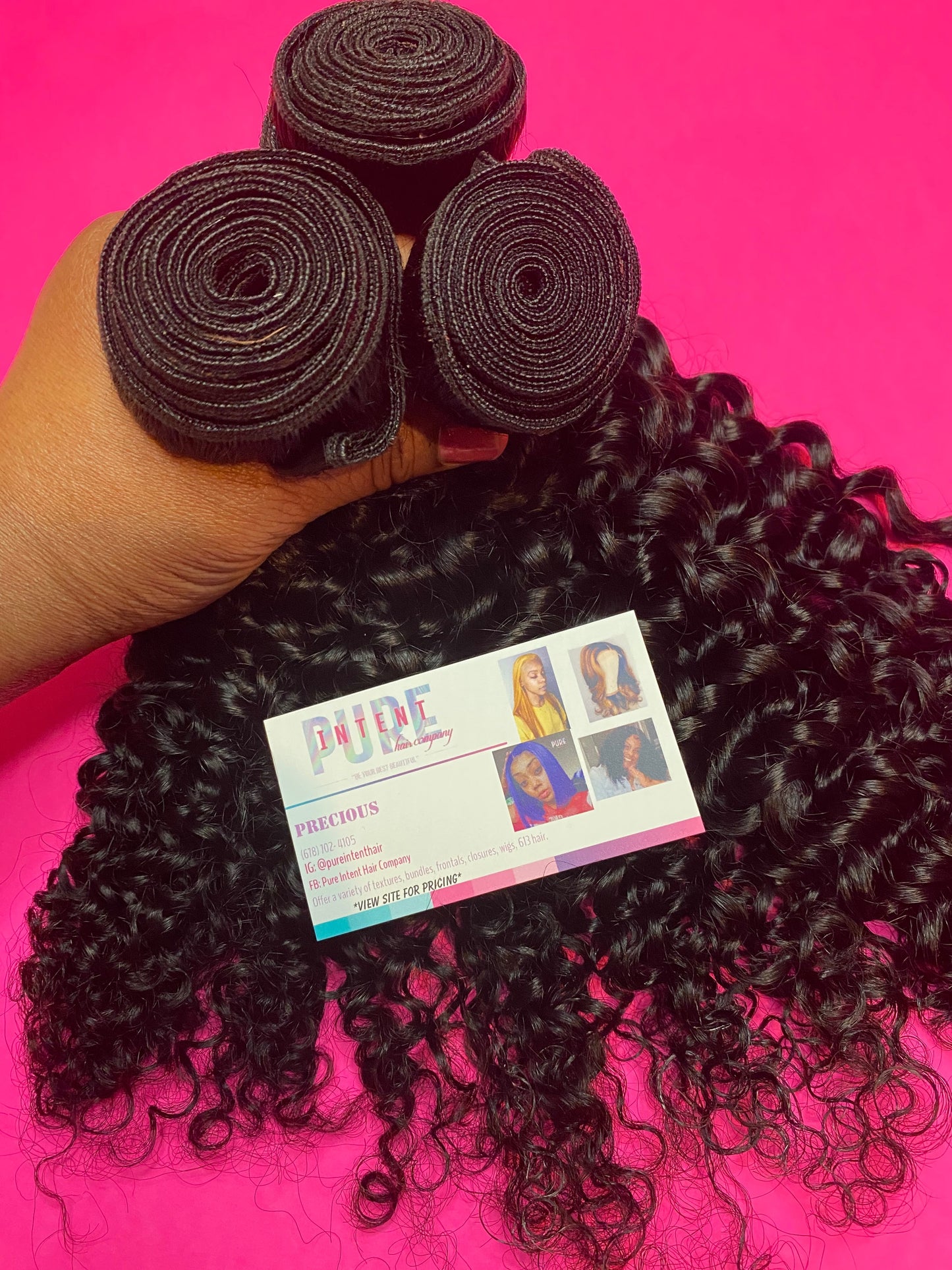 3 Bundle Deal  Curly (Virgin Hair)